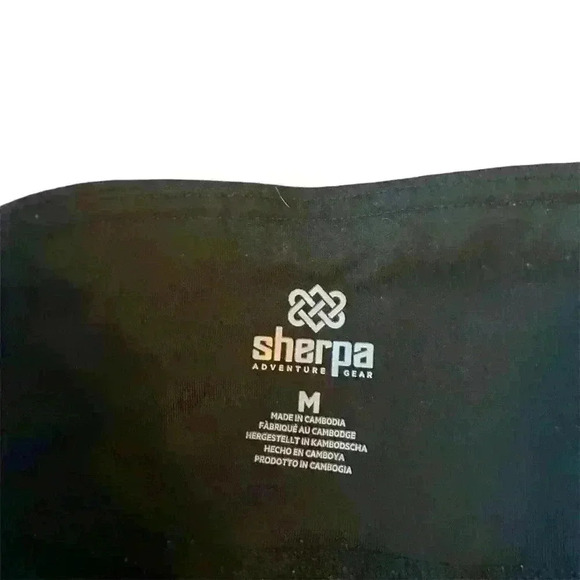 WOMEN Sherpa Adventure Gear Size Medium Black jogger cropped pant - Picture 5 of 6